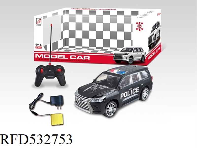 1:14LX570 FOUR-WAY REMOTE CONTROL POLICE CAR (ELECTRICITY PACKAGE)