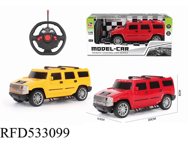 1:18 FOUR-CHANNEL REMOTE CONTROL CAR HUMMER STEERING WHEEL (NOT INCLUDE)