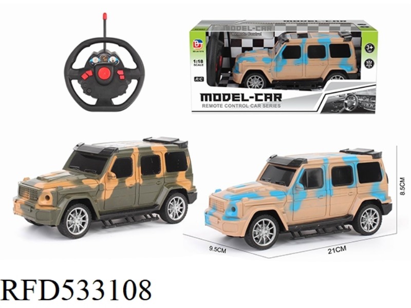 1:18 FOUR-CHANNEL REMOTE CONTROL CAR MERCEDES MILITARY STEERING WHEEL (NOT INCLUDE)