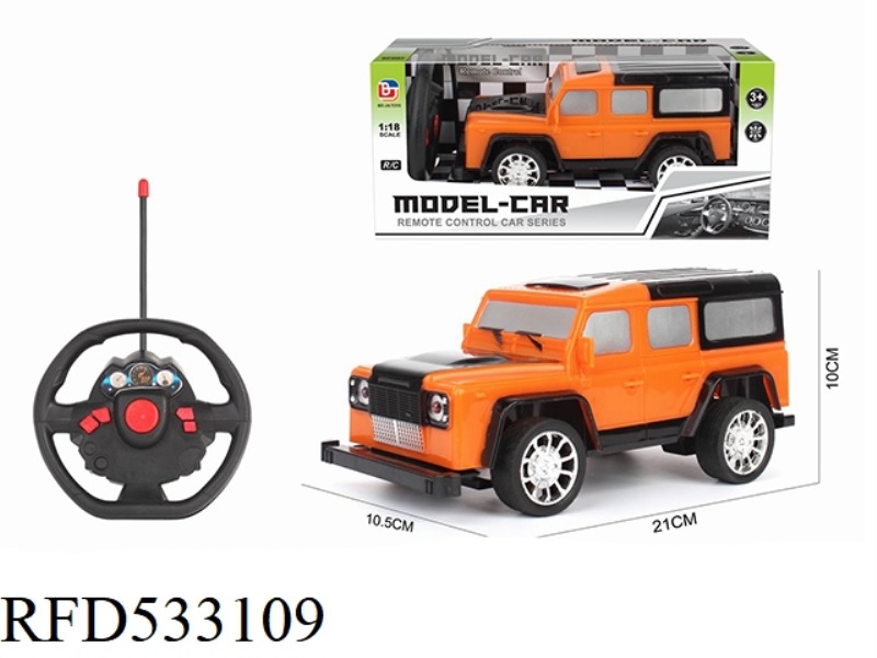 1:18 FOUR-CHANNEL REMOTE CONTROL CAR LAND ROVER STEERING WHEEL (NOT INCLUDE)