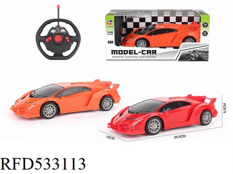 1:18 FOUR-CHANNEL REMOTE CONTROL CAR RAMBO STEERING WHEEL (NOT INCLUDE)