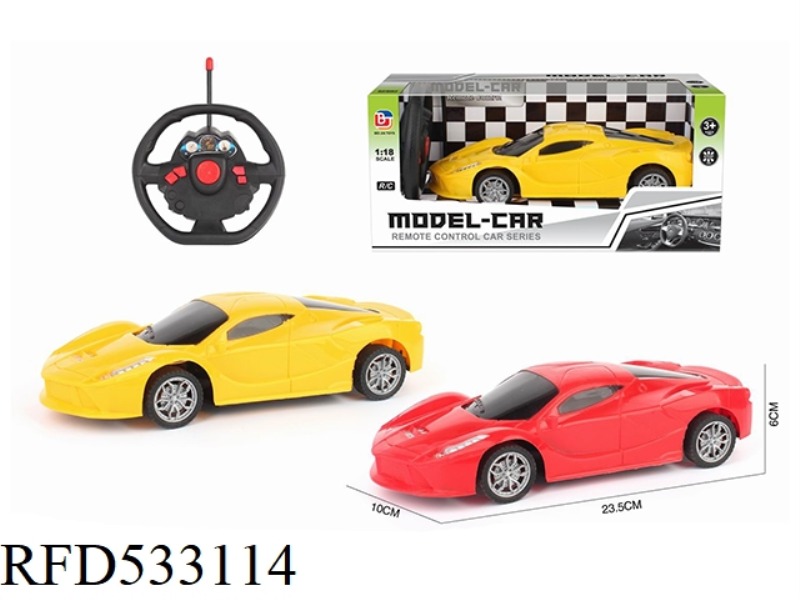 1:18 FOUR-CHANNEL REMOTE CONTROL CAR FERRARI STEERING WHEEL (NOT INCLUDE)