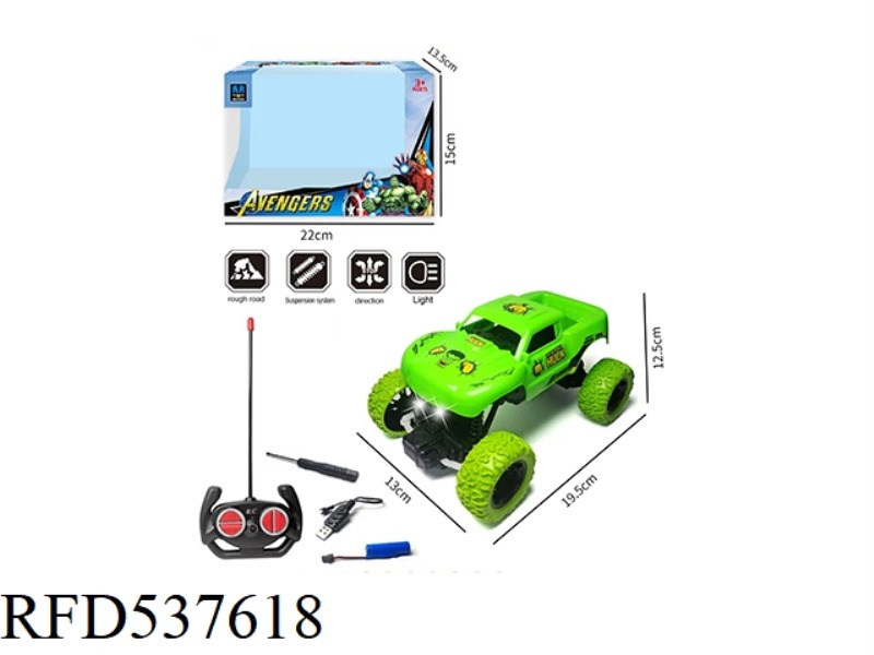 ALLIANCE FOUR-CHANNEL REMOTE CONTROL CLIMBING CAR