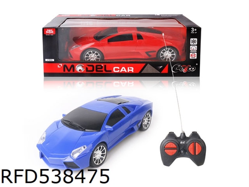 1:16 FOUR-WAY LAMBORGHINI REMOTE CONTROL CAR WITH LIGHTS