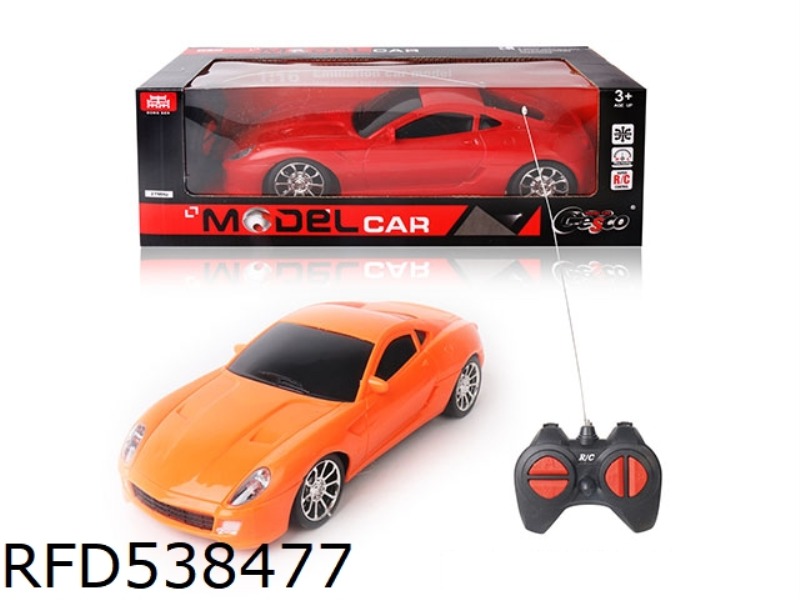 1:16 4-WAY FERRARI WITH LIGHTS RC CAR