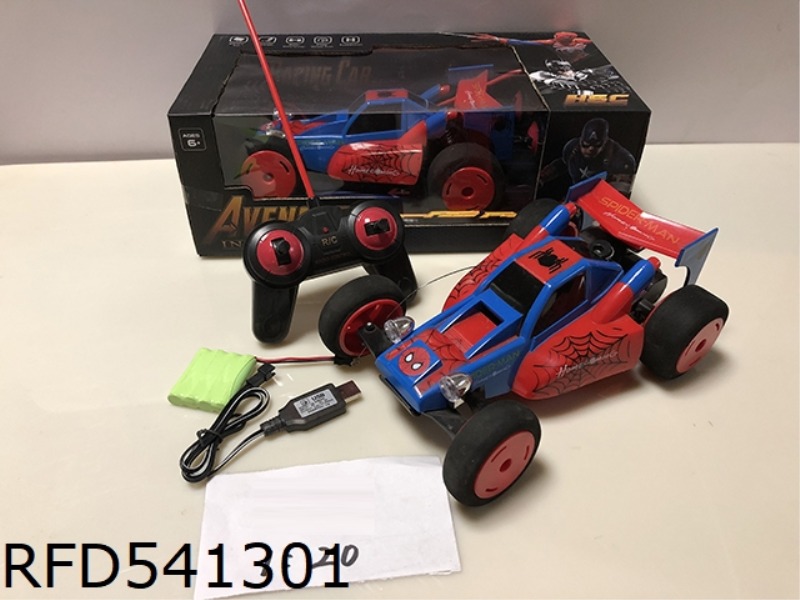 1:20 SPIDER-MAN FOUR HIGH-SPEED REMOTE CONTROL CAR WITH ELECTRICITY