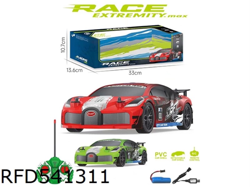 1:16 FOUR-WAY PVC SOFT SHELL REMOTE CONTROL CAR