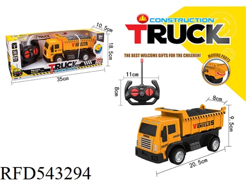 REMOTE CONTROL ENGINEERING VEHICLE SOIL