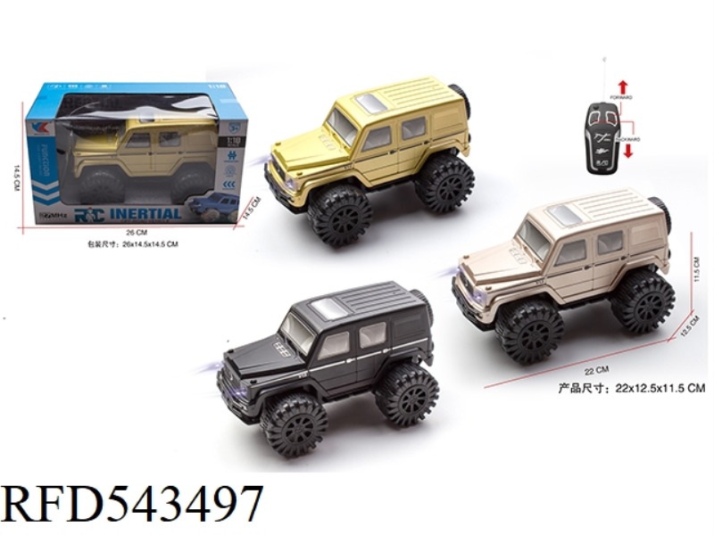 1:18 TWO TONG DAG SIMULATION REMOTE CONTROL CAR WITH FRONT LIGHT (NOT INCLUDED)