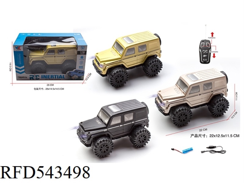 1:18 TWO TONG BIG G SIMULATION REMOTE CONTROL CAR WITH FRONT LIGHT