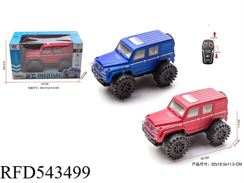 1:18 TWO TONG DAG SIMULATION REMOTE CONTROL CAR WITH FRONT LIGHT (NOT INCLUDED)