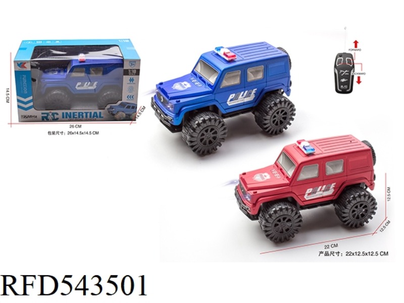 1:18 DITONG G REMOTE CONTROL POLICE CAR WITH FRONT LIGHT (NOT INCLUDED)