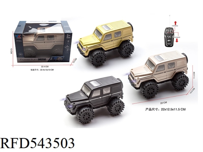 1:18 TWO BIG G REMOTE CONTROL SIMULATION CAR WITH FRONT LIGHT (NOT INCLUDED)