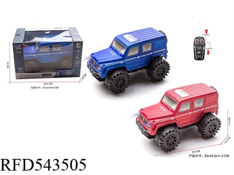 1:18 TWO BIG G REMOTE CONTROL SIMULATION CAR WITH FRONT LIGHT (NOT INCLUDED)