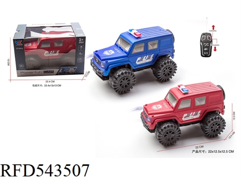 1:18 DITONG G REMOTE CONTROL POLICE CAR WITH FRONT LIGHT (NOT INCLUDED)