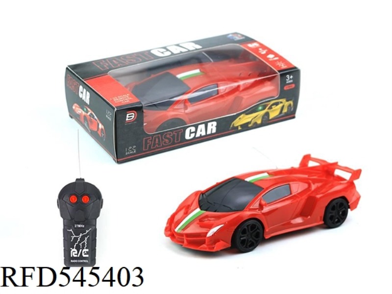 1:22 TWO-CHANNEL REMOTE CONTROL POISON WITH 3D LIGHTING