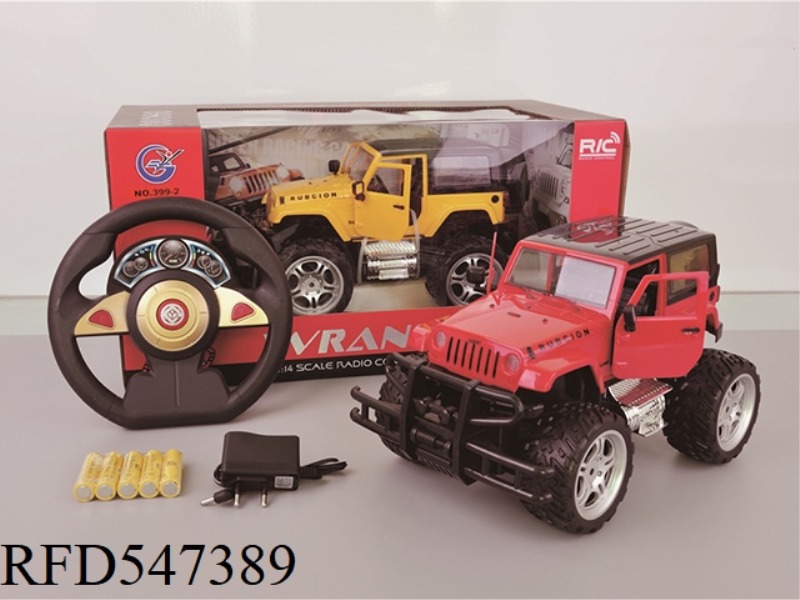 WUTONG 1:14 MEDIUM WHEEL WRANGLER (NO BASE STEERING WHEEL)