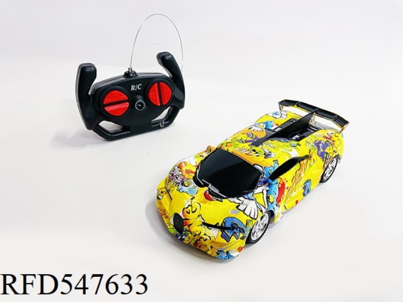 BUGATTI FOUR-WAY REMOTE CONTROL CAR
