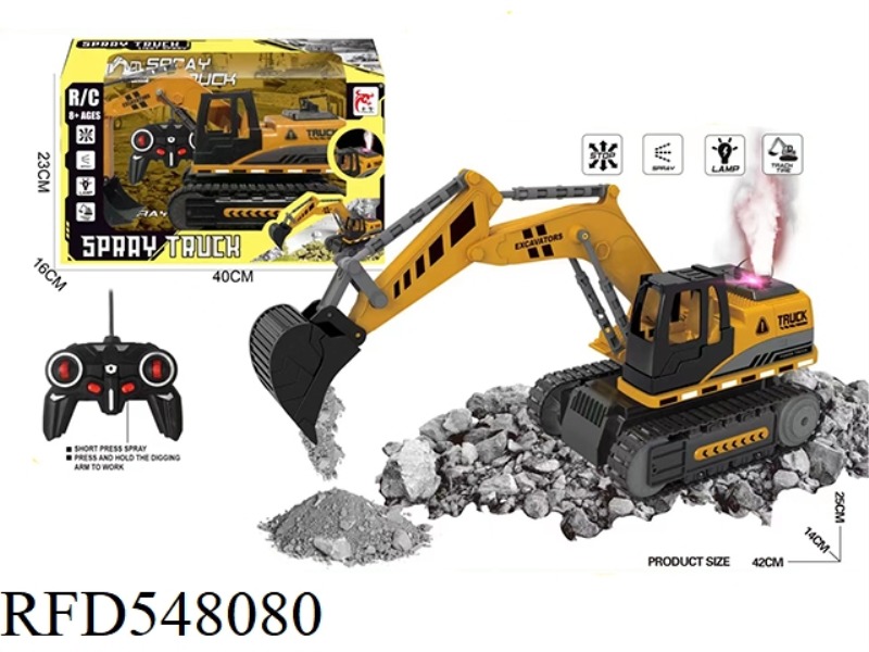 FIVE-PASS SPRAY REMOTE CONTROL EXCAVATOR
