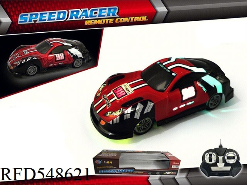 1:24 FOUR-WAY REMOTE CONTROL CAR (LIGHT)