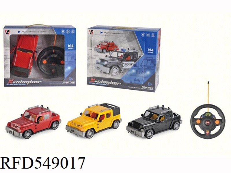 1:14 JEEP SIMULATION FOUR-WAY REMOTE CONTROL PICKUP TRUCK