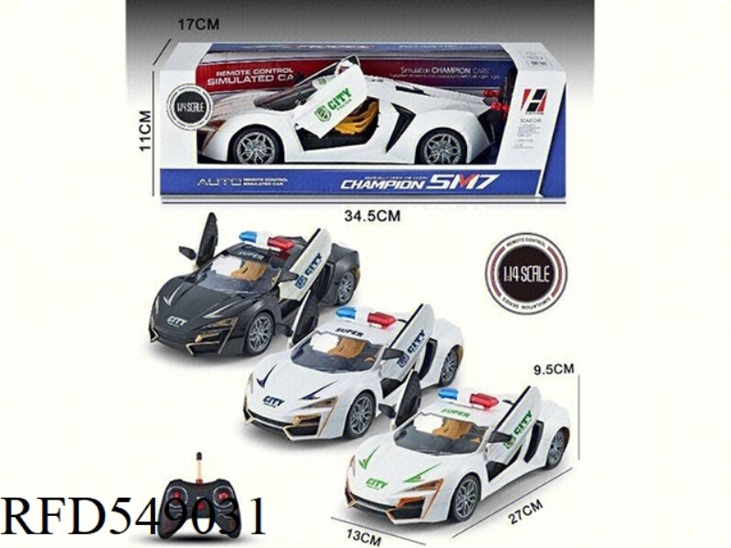 1:14 FOUR-WAY LYKEN POLICE CAR