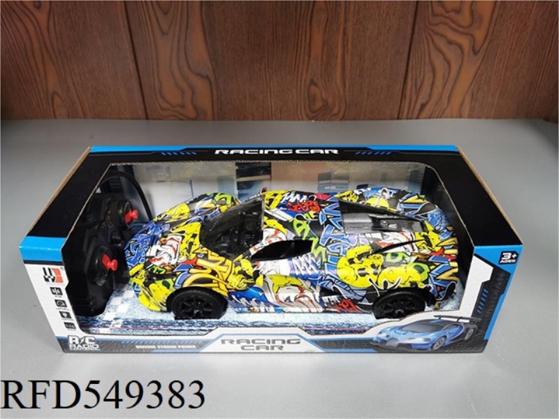 1:16 FERRARI GRAFFITI FOUR-WAY REMOTE CONTROL CAR INCLUDES ELECTRICITY
