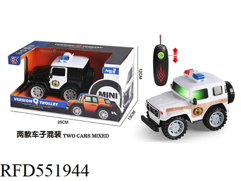 MINI VERSION OF TOYOTA FJ40 2-PASS CAMOUFLAGE REMOTE CONTROL CAR