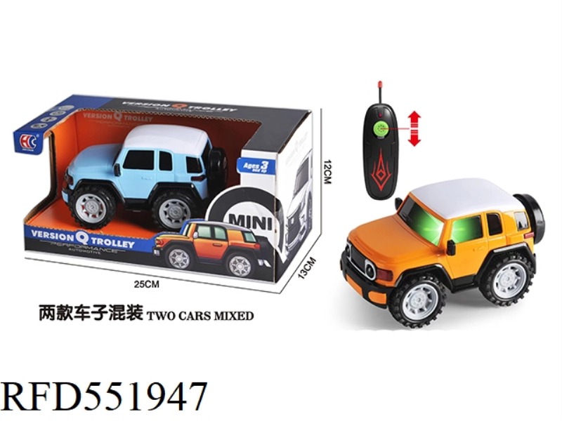 MINI VERSION OF TOYOTA FJ41 TWO-CHANNEL REMOTE CONTROL CAR