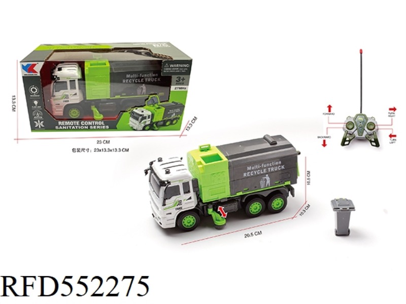 1:30 SITONG GARBAGE COLLECTION REMOTE CONTROL VEHICLE (NOT INCLUDE)