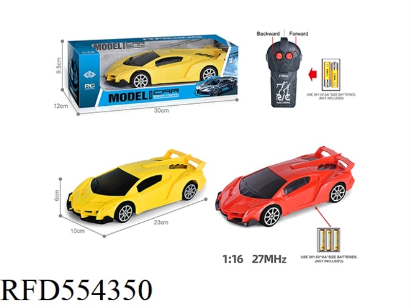 27MHZ 1:16 TWO-CHANNEL LAMBORGHINI REMOTE CONTROL CAR  (NOT INCLUDE)