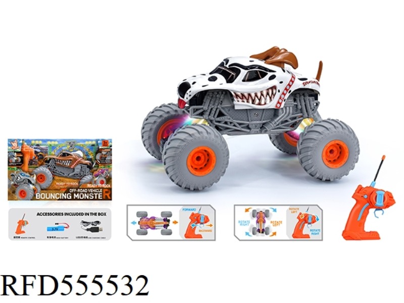 1:16 WIND FIRE WHEEL DALMATIAN CLIMBING REMOTE CONTROL CAR 27HZ