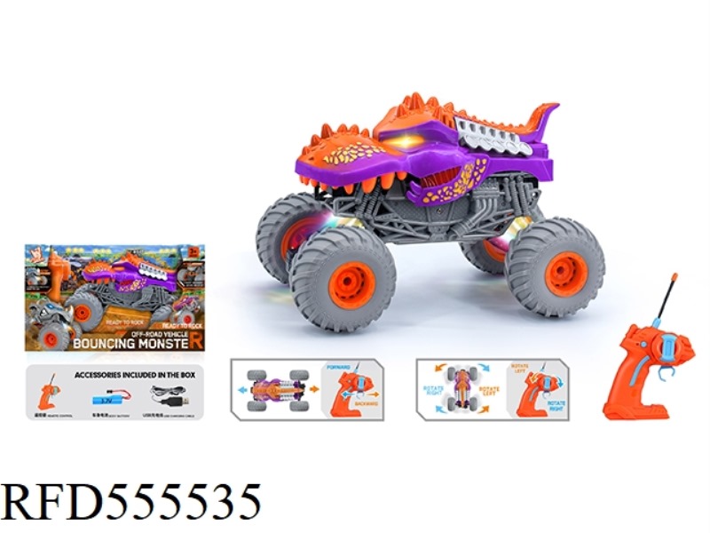 1:16 27MHZ RC 4CH RC CLIMBING DINO TRUCK