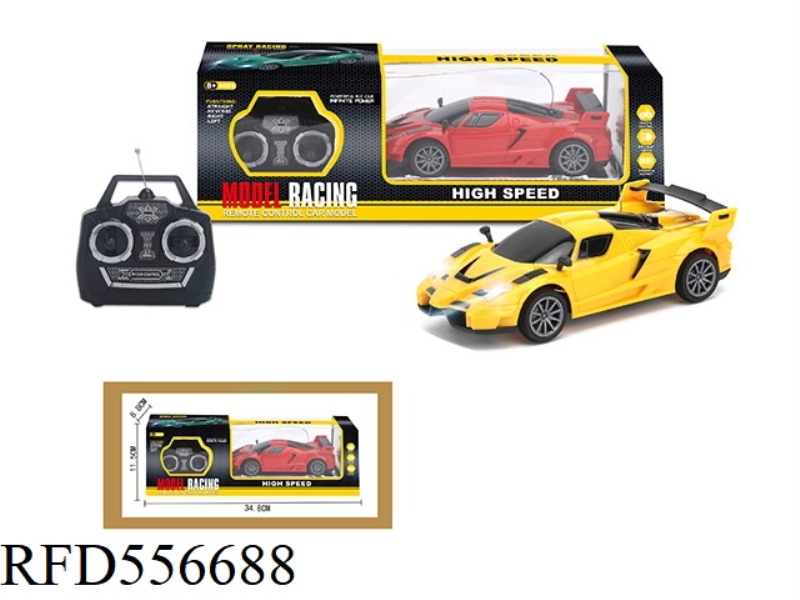 1:24 FOUR-CHANNEL REMOTE CONTROL CAR