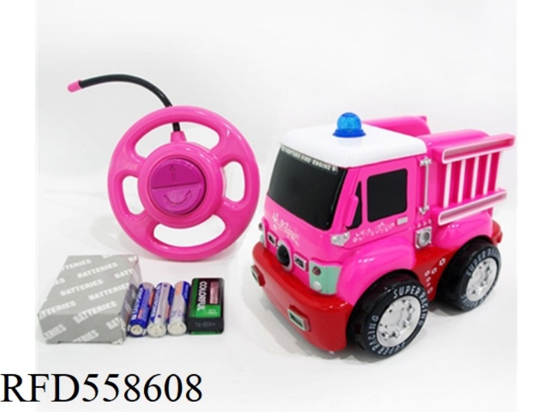 TWO REMOTE CONTROL ULU BABYRENE FIRE RESCUE POLICE CAR