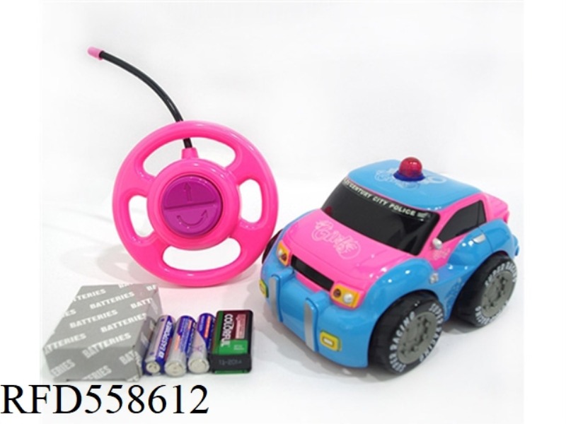 TWO REMOTE CONTROL ULU BABAPYRENE POLICE CARS