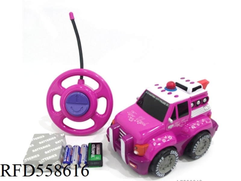 TWO REMOTE CONTROL ULU BABAPYRENE PROJECT POLICE CARS