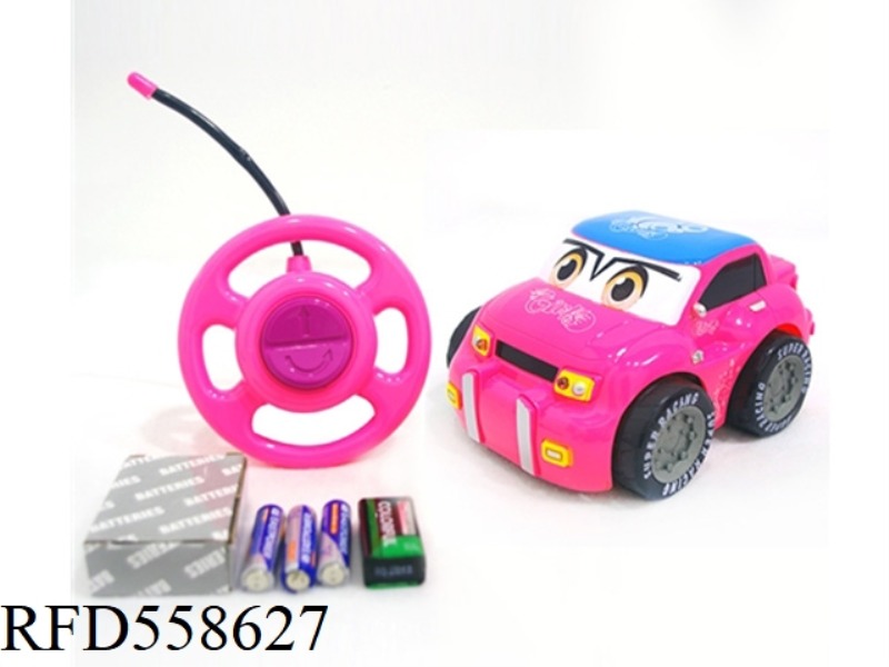 TWO REMOTE CONTROL ULU CARTOON BABYRENE TAXI