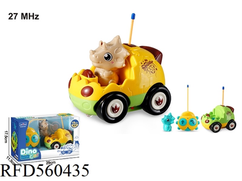 REMOTE CONTROL 2-WAY DINOSAUR CAR