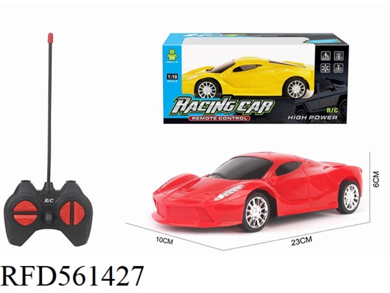 1:18 FOUR-WAY REMOTE CONTROL CAR FERRARI