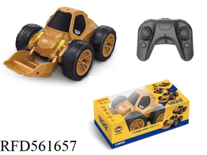 2.4G REMOTE CONTROL SKIP STUNT BULLDOZER