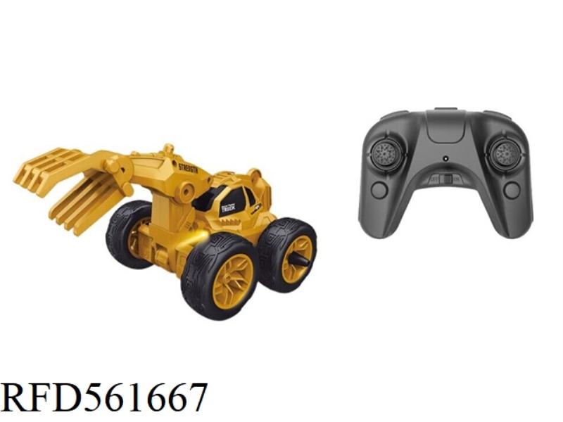 2.4G REMOTE CONTROL WOODEN STUNT CAR