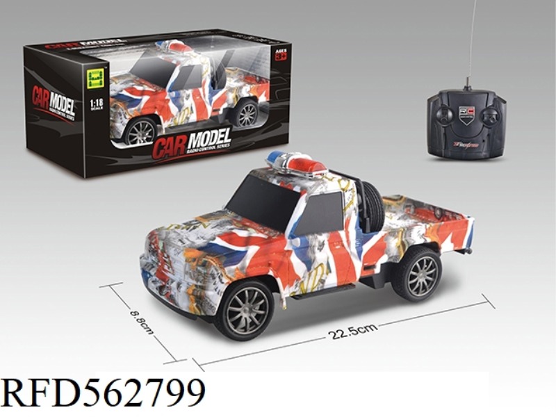 WATERMARK PICKUP 1:18 FOUR-WAY LIGHT REMOTE CONTROL CAR