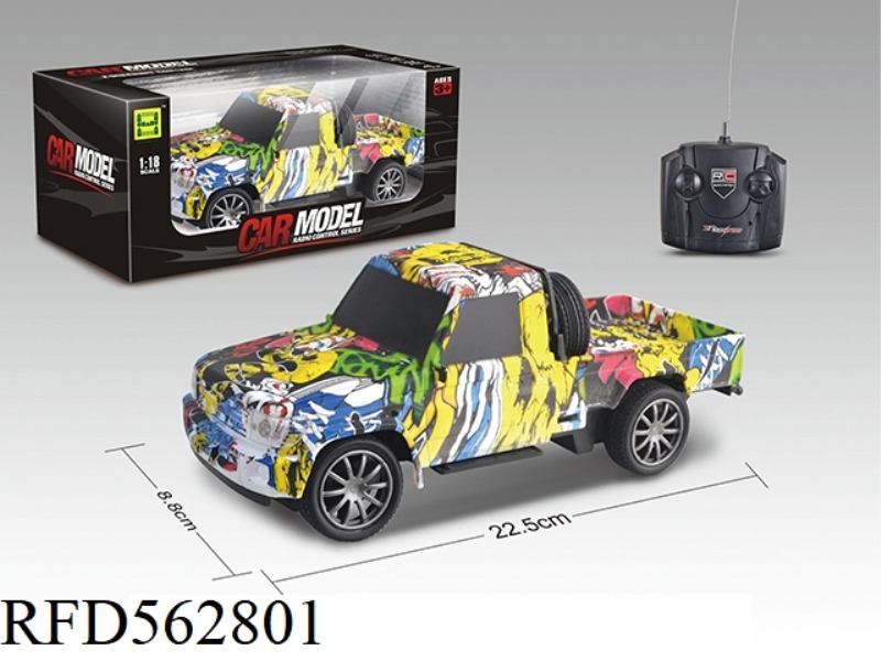 WATERMARK PICKUP 1:18 FOUR-WAY LIGHT REMOTE CONTROL CAR