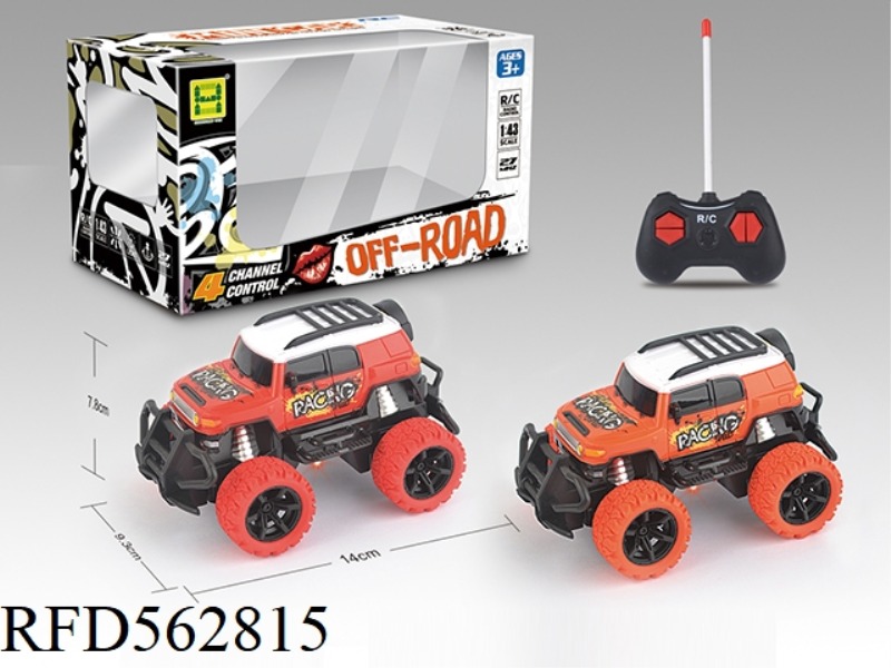 MINI DOODLE FOUR-WAY LIGHT FJ REMOTE CONTROL CAR