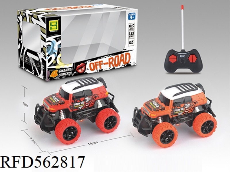 MINI DOODLE FOUR-WAY LIGHT FJ REMOTE CONTROL CAR