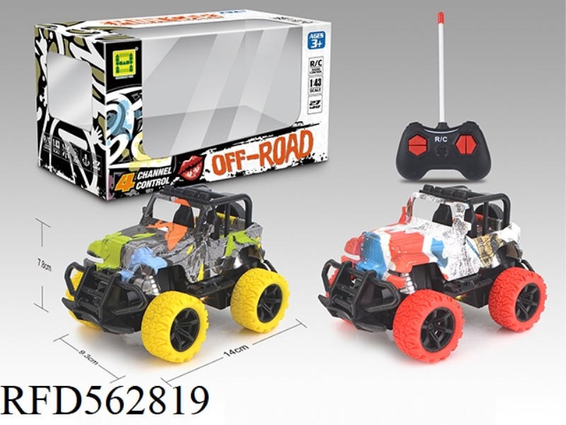 MINI WATERMARK FOUR-WAY LIGHT WRANGLER REMOTE CONTROL CAR