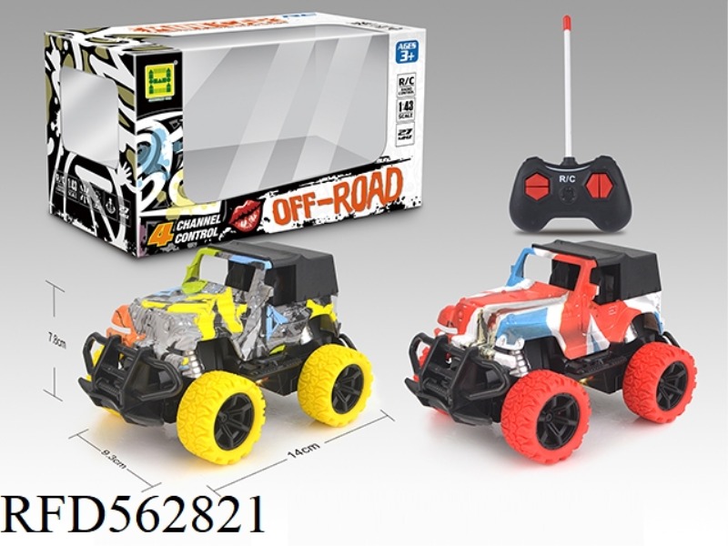 MINI WATERMARK FOUR-WAY LIGHT WRANGLER REMOTE CONTROL CAR