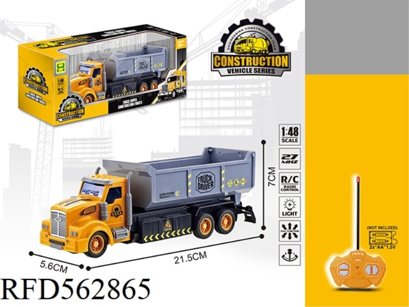 1:48 FOUR-WAY LIGHT REMOTE CONTROL AMERICAN ENGINEERING SELF-GOVERNING CAR