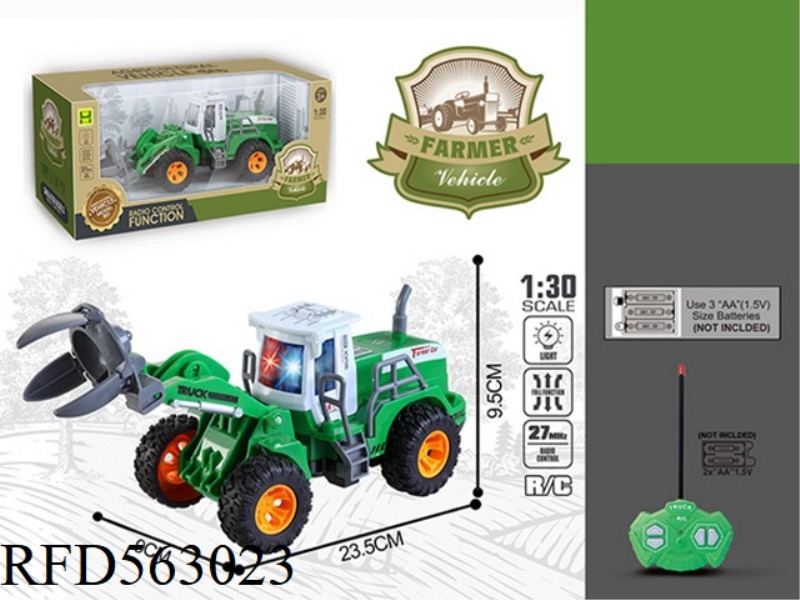 1:30 FOUR WAY LIGHT REMOTE CONTROL FLAT ARM DIVISION FARMER CAR